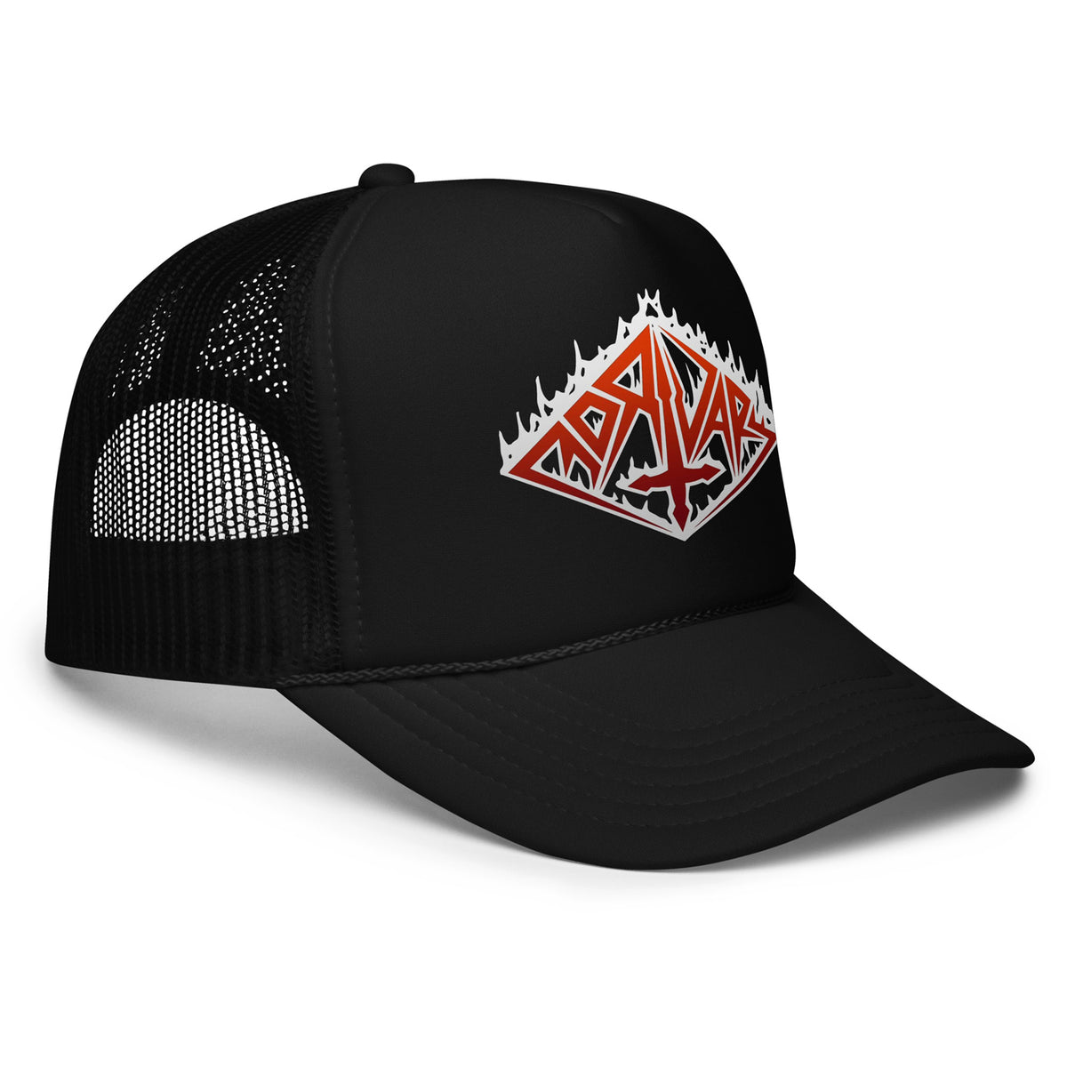 MORTUARY - Logo Trucker Hat – Horror Pain Gore Death Productions Shop