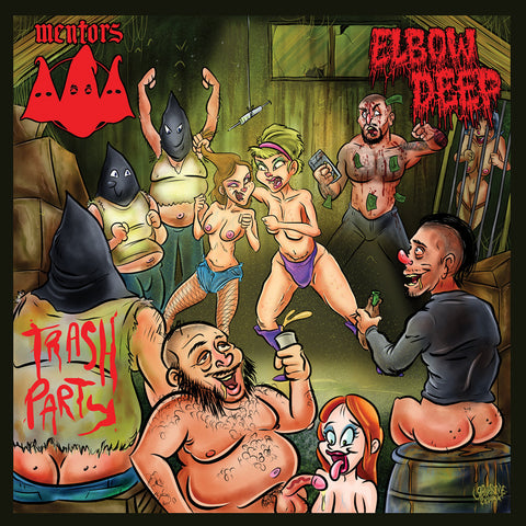 ELBOW DEEP / MENTORS - Trash Party "Split" Album CD