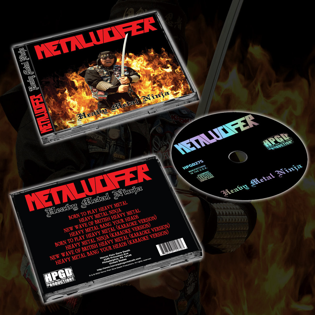 METALUCIFER - Heavy Metal Ninja (American Assault) CD – Horror 