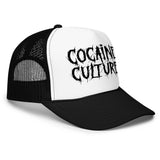 COCAINE CULTURE - New Logo White/Black Trucker Hat