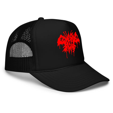 COVERED IN SORES - Logo Trucker Hat