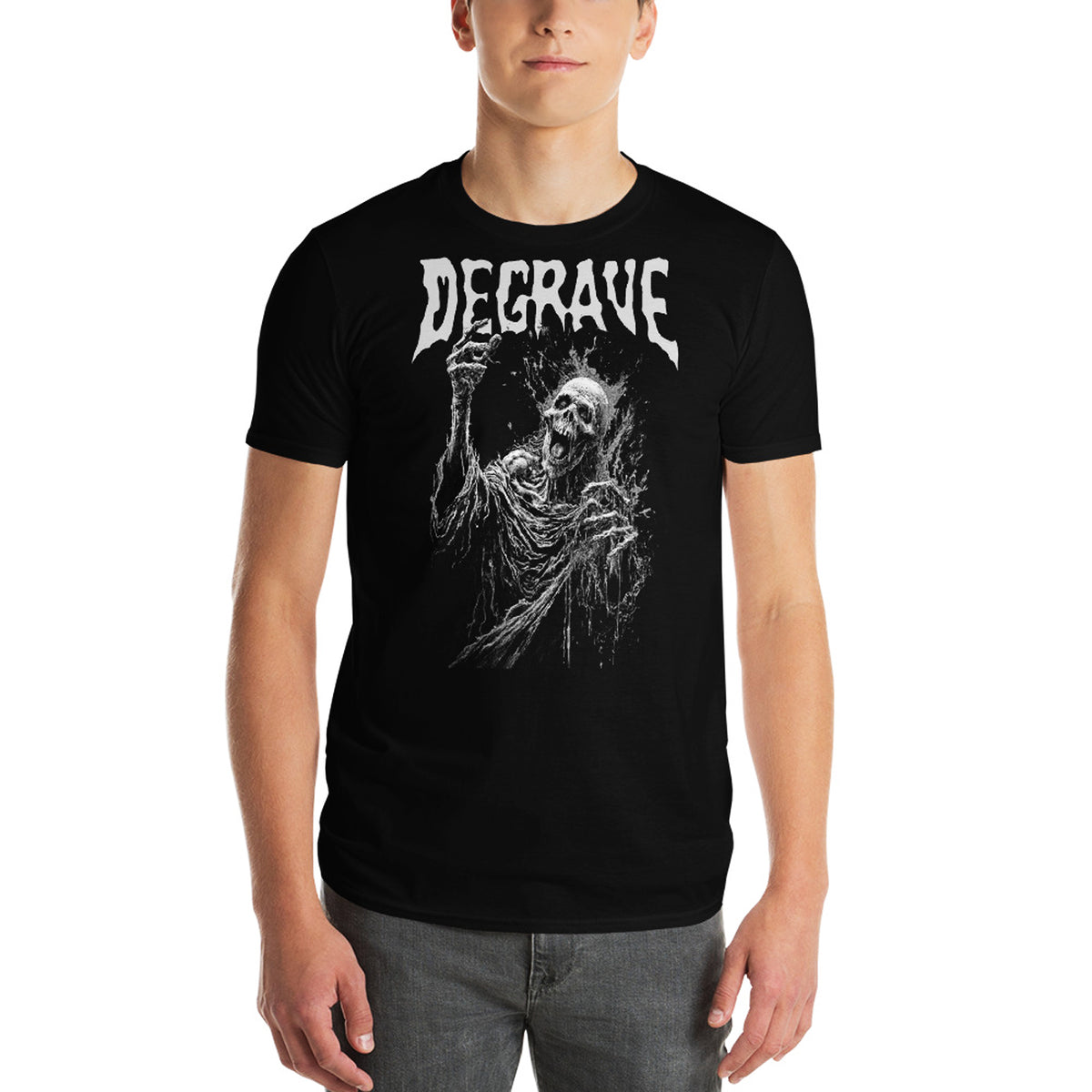 DEGRAVE - Skeletal Death T-Shirt – Horror Pain Gore Death Productions Shop