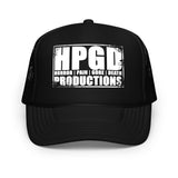 HORROR PAIN GORE DEATH PRODUCTIONS - HPGD White Logo Trucker Hat