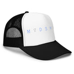 MUDSHOW - Logo White + Black Trucker Hat
