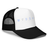 MUDSHOW - Logo White + Black Trucker Hat