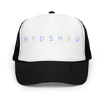 MUDSHOW - Logo White + Black Trucker Hat