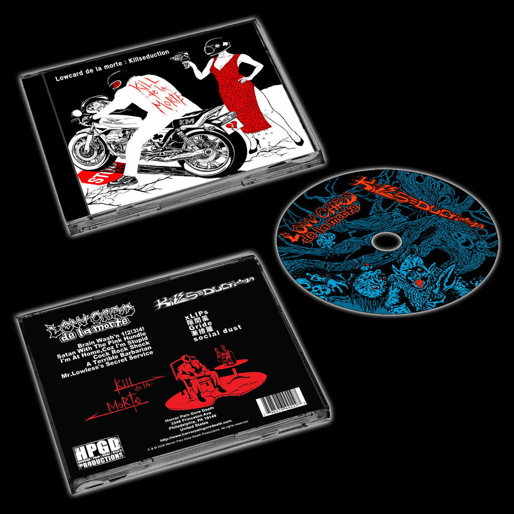 LOWCARD DE LA MORTE / KILLSEDUCTION - Kill De La Morte CD – Horror