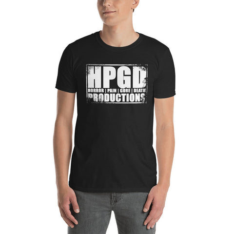 HORROR PAIN GORE DEATH PRODUCTIONS - HPGD Logo Black T-Shirt
