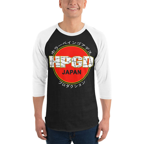 HORROR PAIN GORE DEATH PRODUCTIONS - HPGD Japan Raglan Baseball Shirt