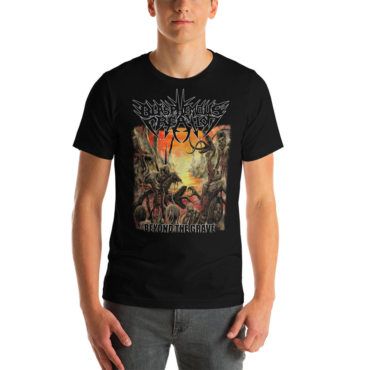 BLASPHEMOUS CREATION - Beyond The Grave T-Shirt – Horror Pain Gore ...