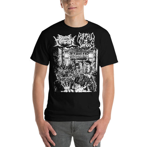 BRAIN CORROSION / RIPPED TO SHREDS - Exhumed From Eastern Tombs T-Shirt
