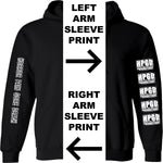 HORROR PAIN GORE DEATH PRODUCTIONS - HPGD Logo Hoodie w/ Sleeve Prints