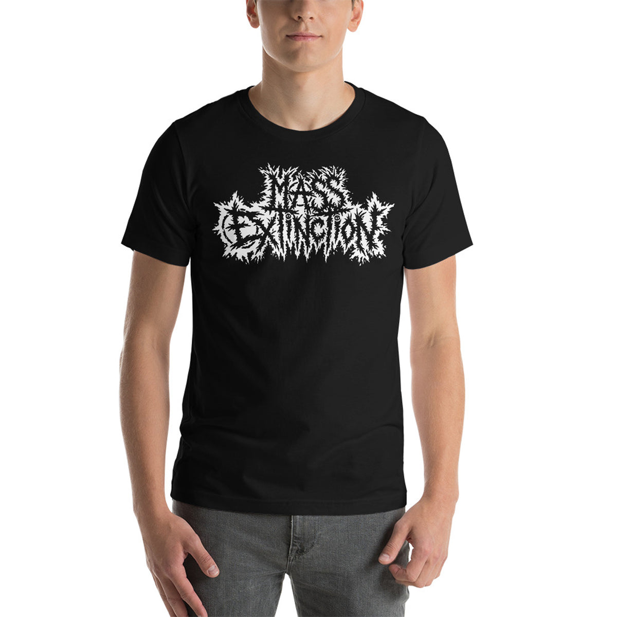 MASS EXTINCTION - Logo T-Shirt – Horror Pain Gore Death Productions Shop